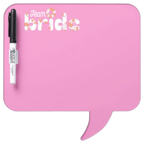 Bride Word Design Boho_Hippie Bachelorette Party Dry Erase Board
