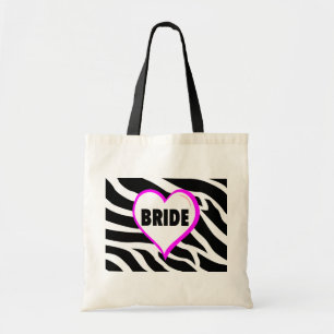 Bride (Zebra Stripes) Tote Bag