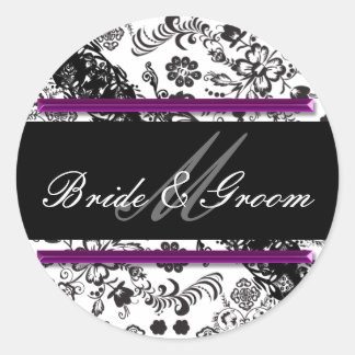 bridegroom classic round sticker