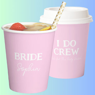 Brides Bachelorette Party Pink Name