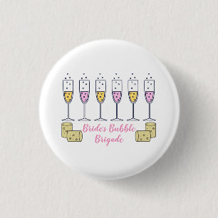 Bride's Brigade Button