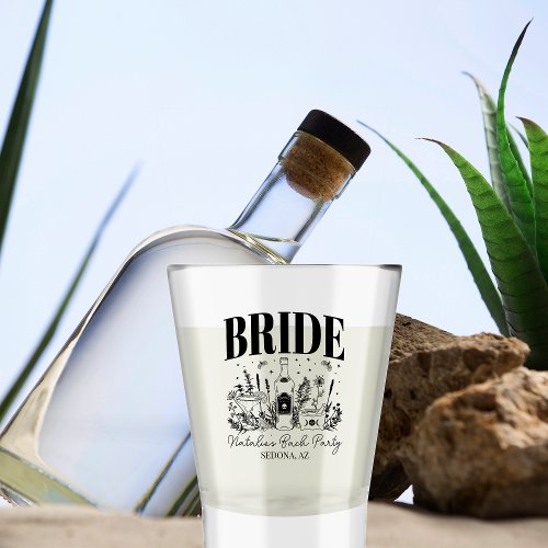 Brides Coven Witchy Bachelorette Party Custom Shot Glass