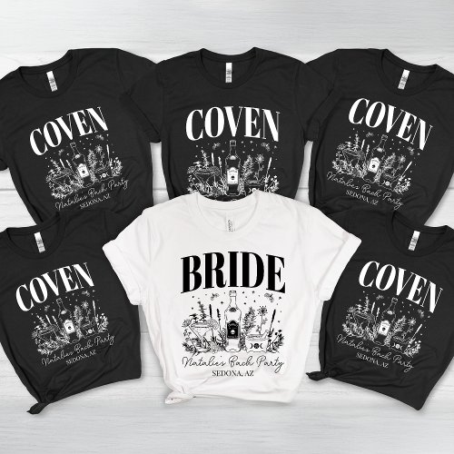 Brides Coven Witchy Bachelorette Party Custom Tri_Blend Shirt