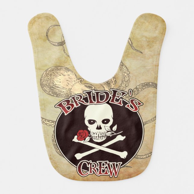 Bride's Crew Baby Bib (Front)