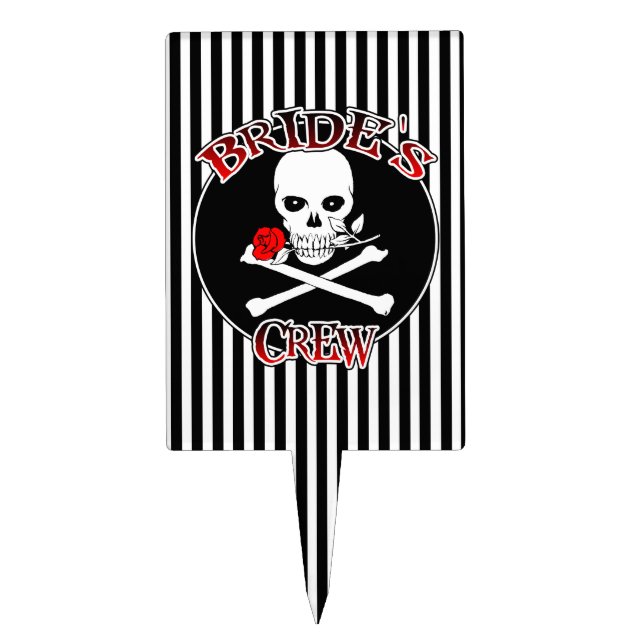 Bride's Crew Cakepick (Front)