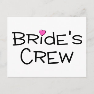 Brides Crew Postcard