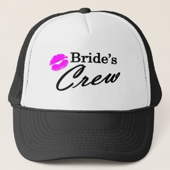 Brides Crew Trucker Hat by HolidayZazzle at Zazzle