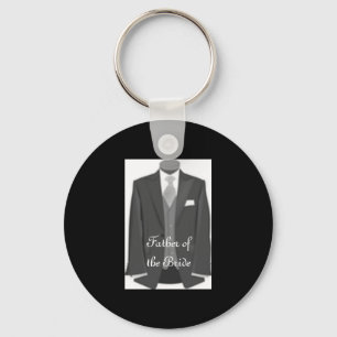 Brides Dad Key Ring Father of the Bride Keychain