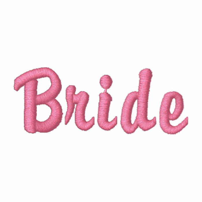 Brides Embroidered T shirt