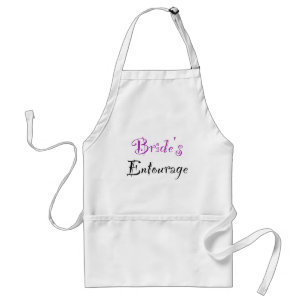 Bride's Entourage Adult Apron