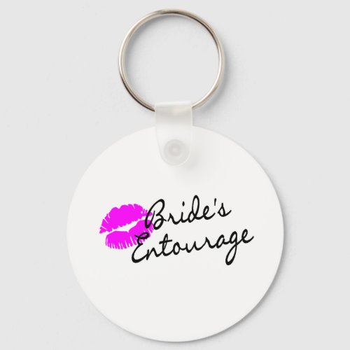 Brides Entourage Kiss Keychain