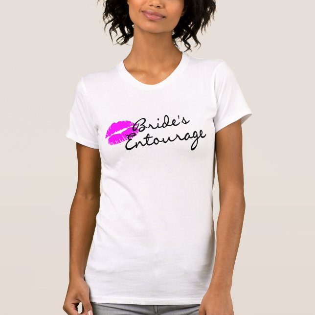 Brides Entourage (Kiss) T-Shirt (Front)