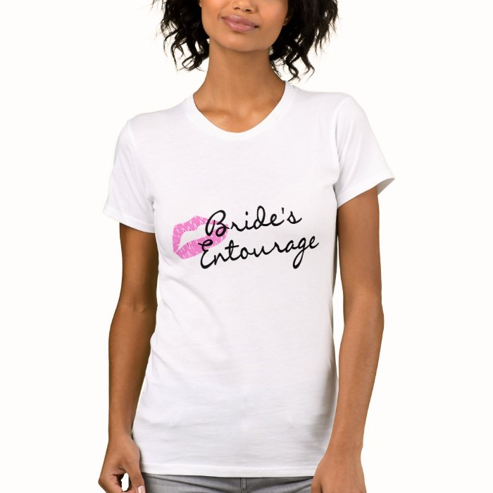 Brides Entourage Lips Tshirt