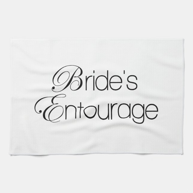 Bride's Entourage Towel (Horizontal)