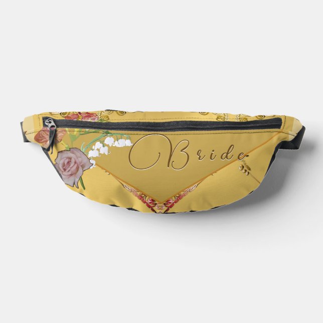 Bride's Floral Print Cut Sew Bag (Lay Down)