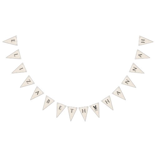 Brides Happy Engagement Bunting Flags
