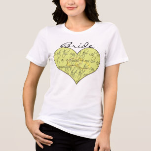 Bride's Heart Tri-Blend Shirt