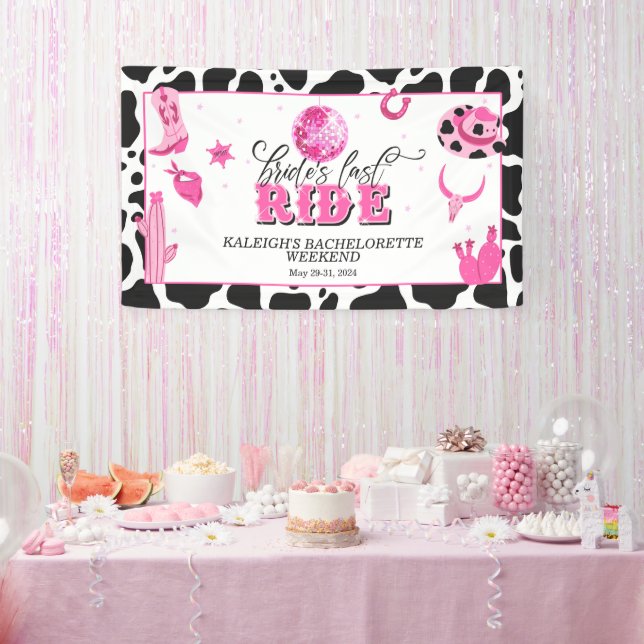 Bride's Last Ride Banner (Party)