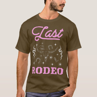 Bride's Last Rodeo Bridal Bachelorette Party Match T-Shirt