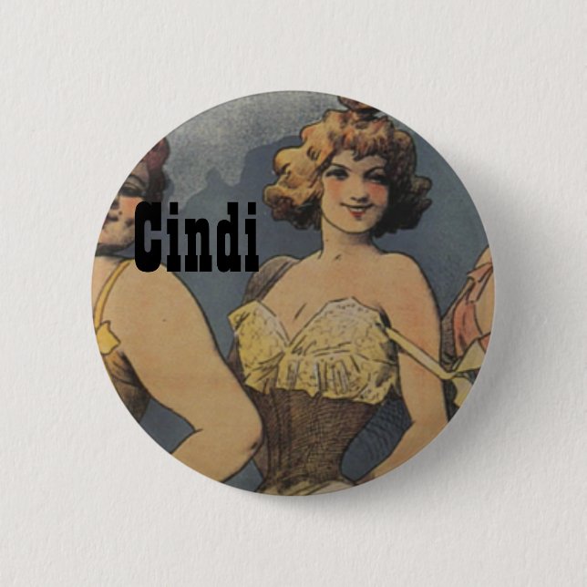 Bride's Maid Shower Favor Button (Front)