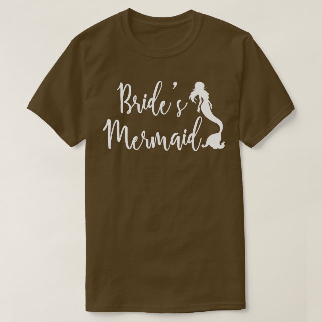 Brides Mermaids Wedding Sea Creature Bridesmaids G T-Shirt (Design Front)