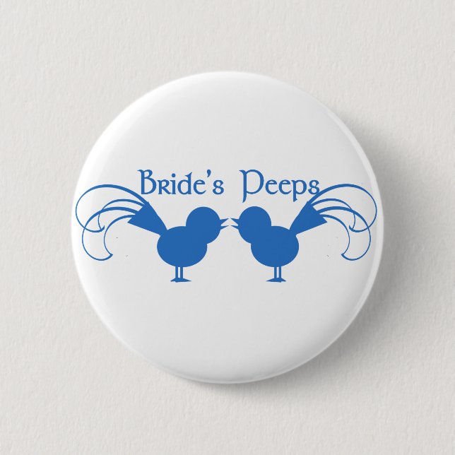 Bride's Peeps/ Blue Button (Front)