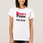Bride's Posse Bachelorette Party Tshirts