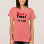 Bride's Posse Bachelorette Party Tshirts