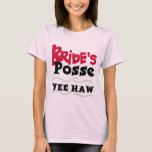 Bride's Posse Bachelorette Party Tshirts