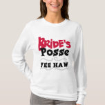 Bride's Posse Bachelorette Party Tshirts