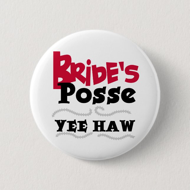 Bride's Posse Button (Front)