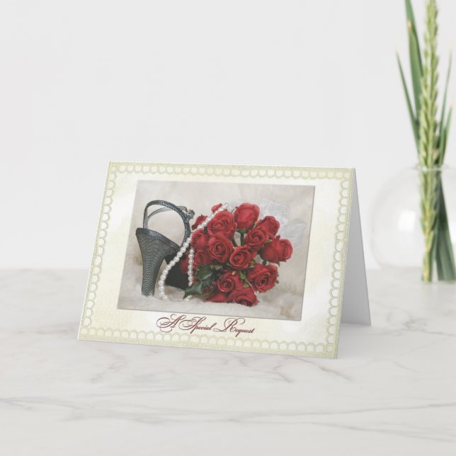 Bride's Request Invitation (Front)