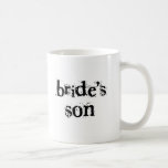 Bride's Son Black Text Coffee Mug