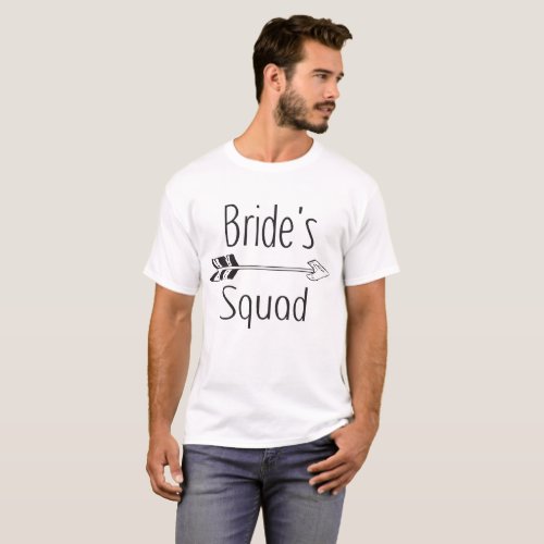 Brides Squad Iron On Transfer Hen Night Squad T_Sh T_Shirt