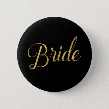Bride's Squad Matching Bride Pin by tobegreetings at Zazzle