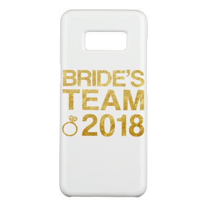 Bride&#39;s team 2018 Case-Mate samsung galaxy s8 case