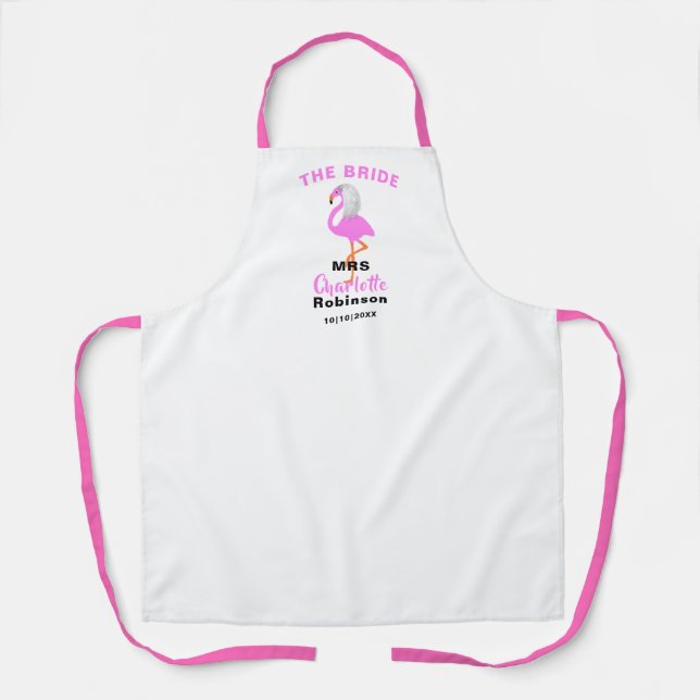 Brides Wedding Day Special Apron Personalized (Front)