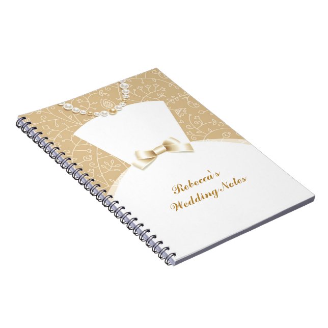 Bride's Wedding Notebook (Right Side)