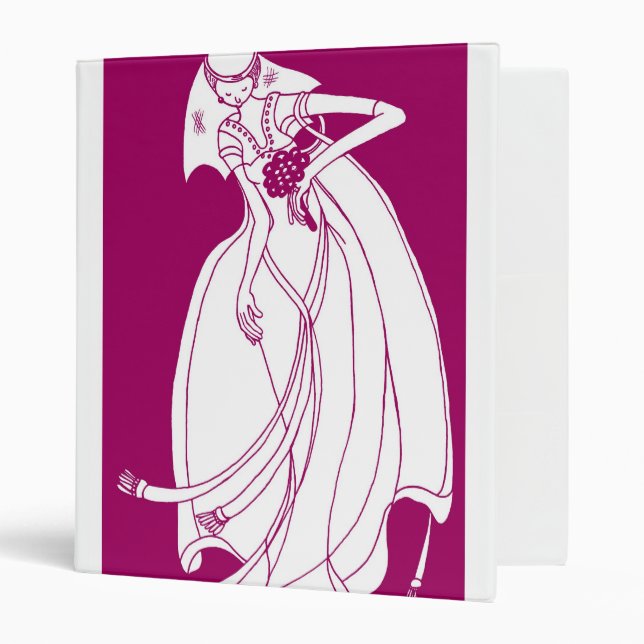 Bride's wedding planner 3 ring binder (Front/Inside)