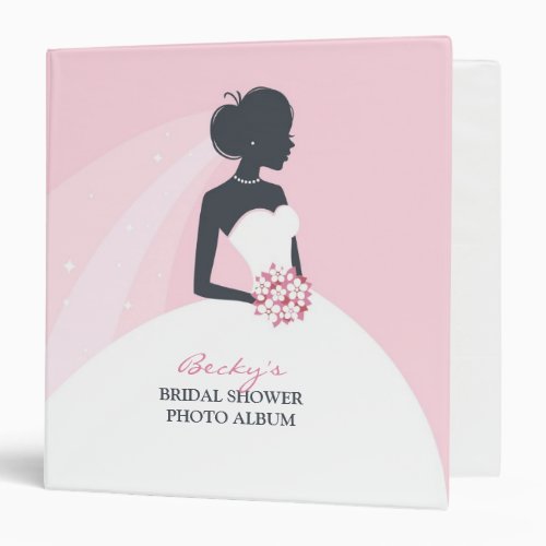 Brides White Dress BinderPhoto Album Binder