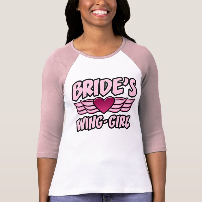 Bride's Wing Girl Bachelorette Party Tee Shirts