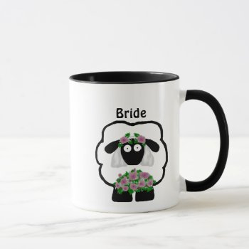 Bridesheep  Bride Mug by SillySheep at Zazzle