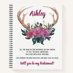Bridesmaid alternative proposal   antler notebook