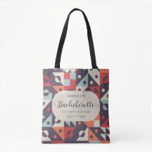 Bridesmaid Bachelorette Custom Retro Vibrant