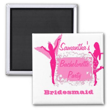 Bridesmaid Bachelorette Party Magnet by personalized_wedding at Zazzle