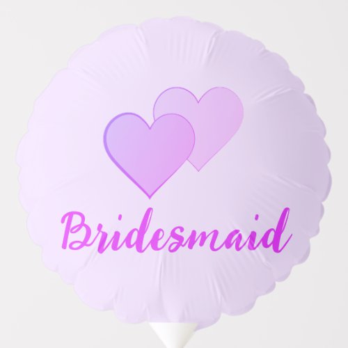 Bridesmaid Bachelorette Party Woman Line Art Balloon