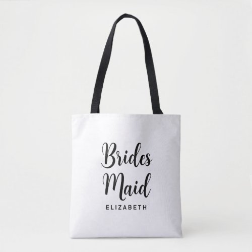 Bridesmaid Bachelorette Template Womens Modern Tote Bag