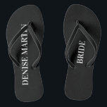 Bridesmaid Beach Wedding Bachelorette Bridal Party Flip Flops<br><div class="desc">Bridesmaid Beach Wedding Bachelorette Bridal Party Flip Flops</div>