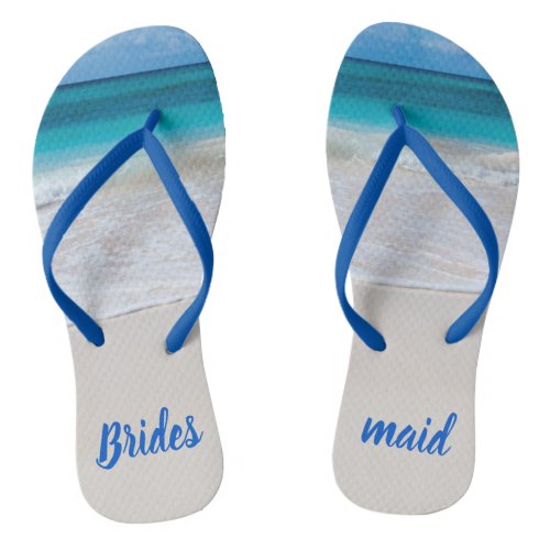 Bridesmaid Beach Wedding Flip Flops