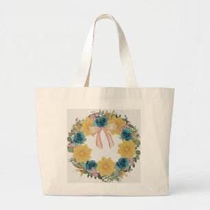 Bridesmaid Bride Mother Groom Flower Girl Large Tote Bag